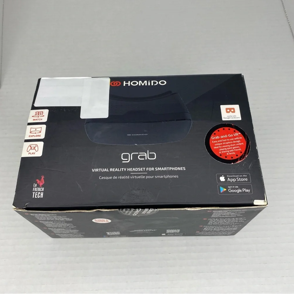 Homido VIRTUAL REALITY HEADSET FOR SMARTPHONES Open box Never Used